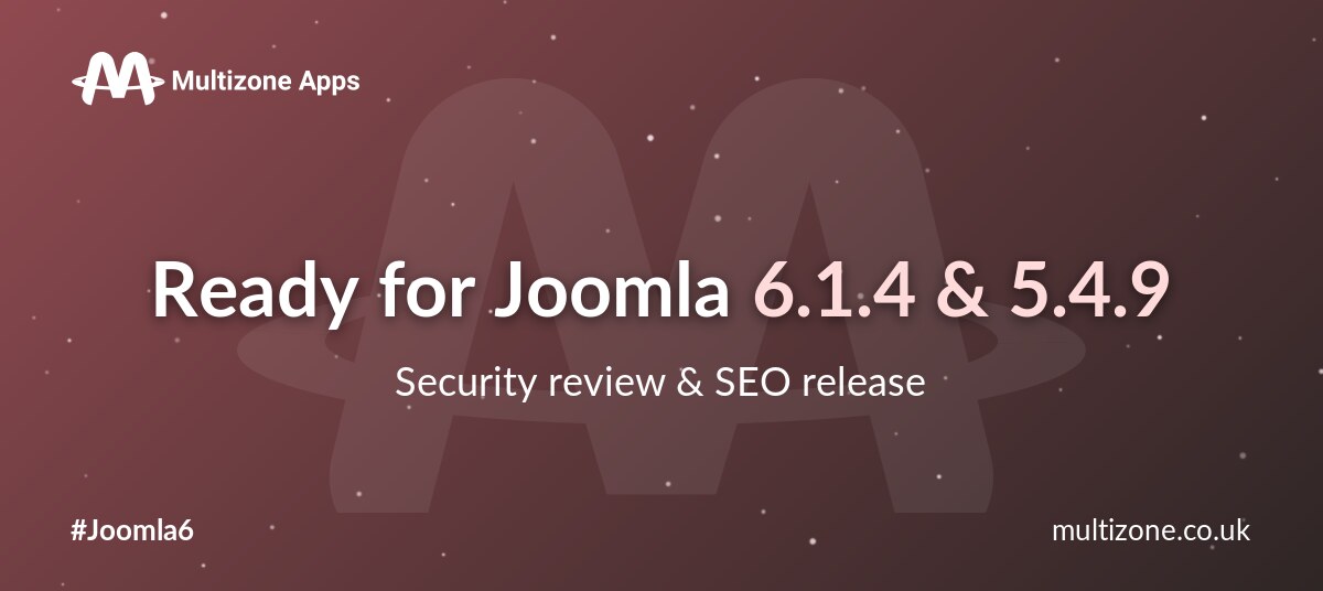 Ready for #Joomla 6.1.4 & 5.4.9, security review and SEO release