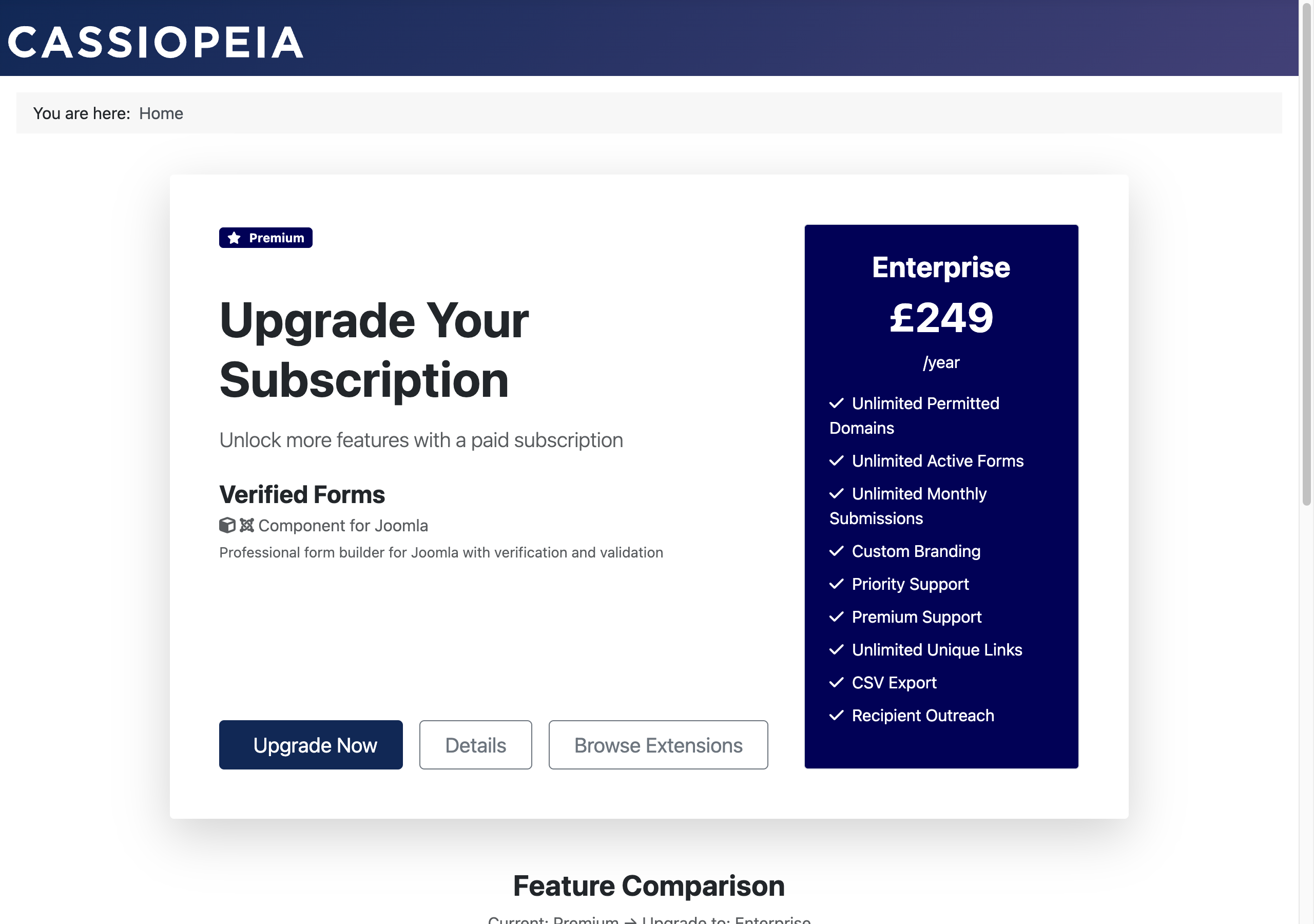 Subscriptions Manager